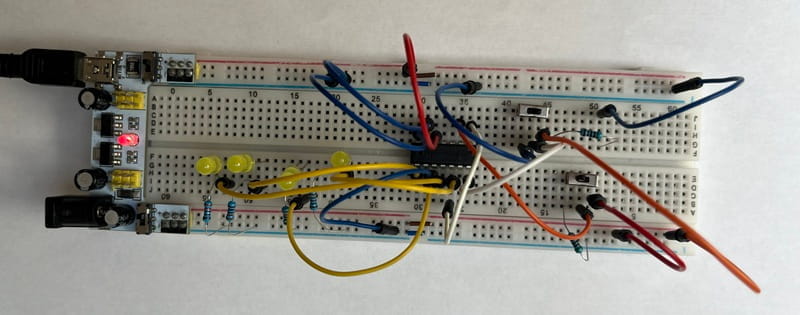 Notre compteur BCD affiche la valeur 0