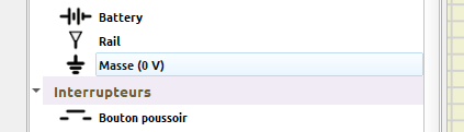 Masse (0V)
