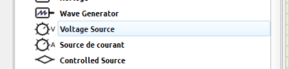 Source d'alimentation variale