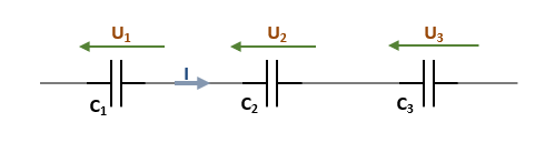 formule équivalent de plusieurs condensateurs en série